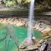 Hamilton Pool... Feb 2017 (you should NOT do what these people are doing !... the river above often pours down debree and old tree branches !