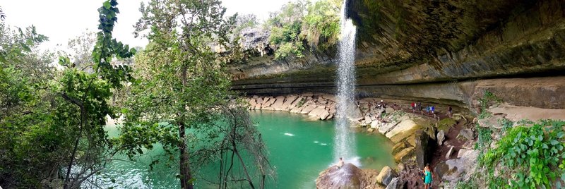 Hamilton Pool... Feb 2017 (or maybe it was back in October 2016)...always a fun spot to hang out for the day... kids love it.