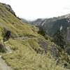 The Tatajia Trail along the contours of the hillside.