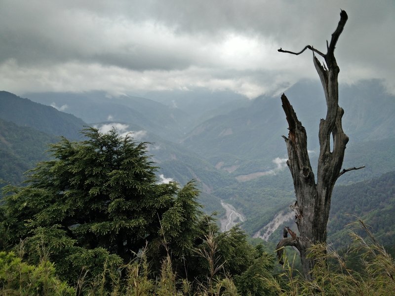 Looking back over the valley.