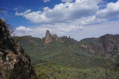 Looking towards Belougery Spire and The Grand High Tops.