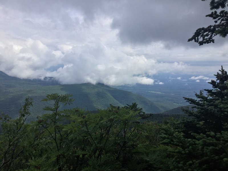 North view from one of ledges.