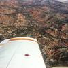 Aerial shot of the Lighthouse Trail from a Cessna 172.