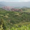 Looking down at Roxborough State Park.