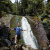 Stunning waterfall at the upper part of the Madison Gulf Trail