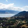 Lake Okanagan as seen from the summit of Giant's Head Mountain.