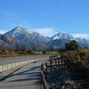 Claremont with snow.