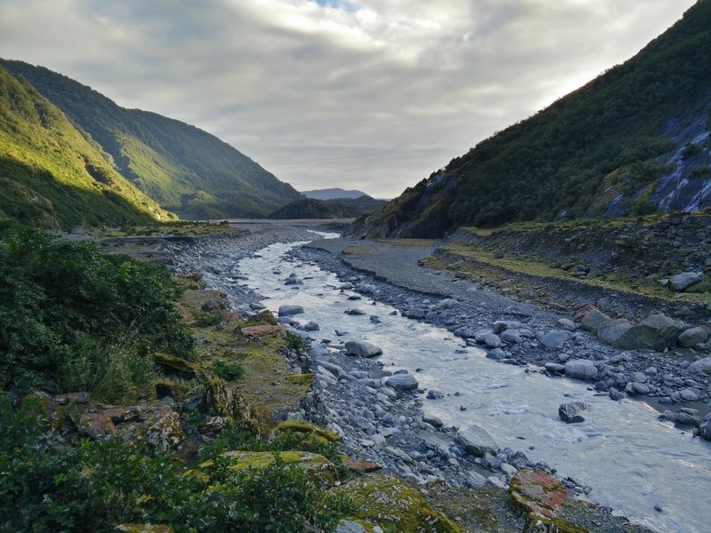 Waiho River at Franz Josef Glacier.