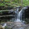 One of several cascades at the end of the trail