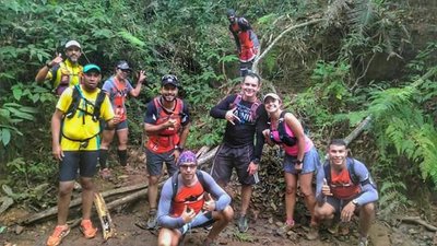 Jambreiro Forest trail loop.