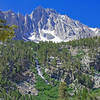 University Peak and the cascade coming from the Matlock Lake basin