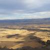 The view down into the valley from the Cedar Mountain Trail.