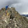 Navigating the crux between Peaks 2 and 3