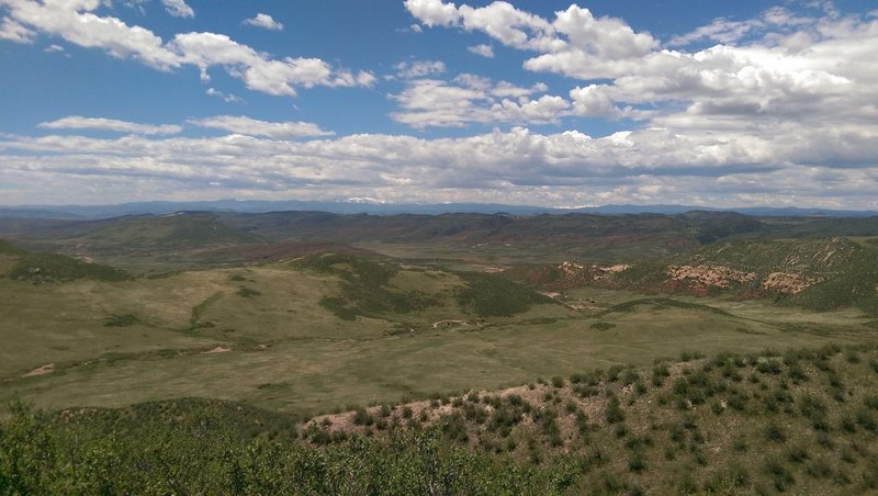 View from top of Cheyenne Rim.