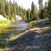 The trail along the Middle Fork.