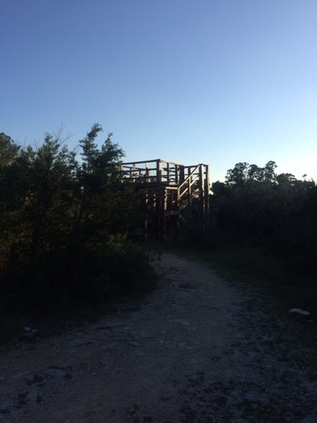 Observation Tower at high point on trail