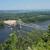 Blackhawk Bridge from Mt. Hosmer north lookout.