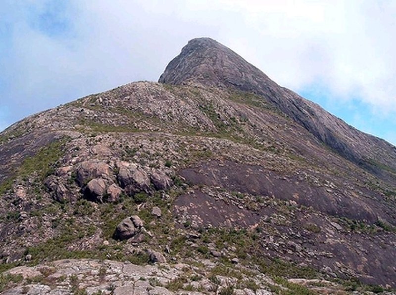 The Crystal Peak from its trail.