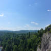 A little lady perches above Lake Superior on Shovel Point