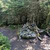 Summit cairn for Mount Waumbek