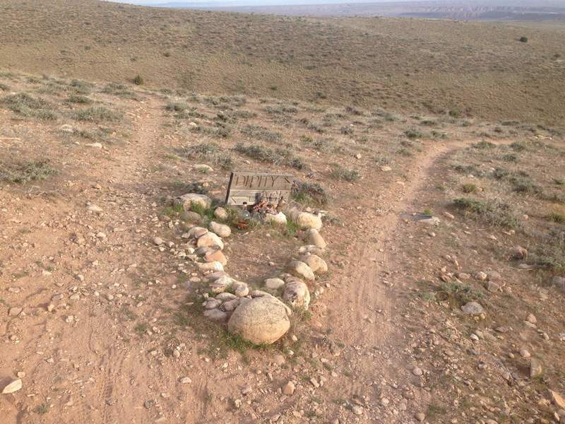 Fork to Serendipity Trail from Jackalope Trail.