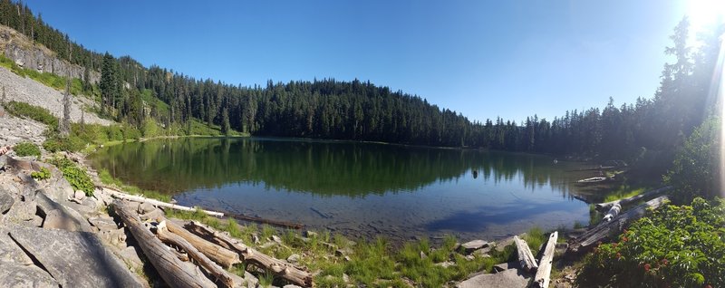 Boulder Lake, West Shore Panorama.