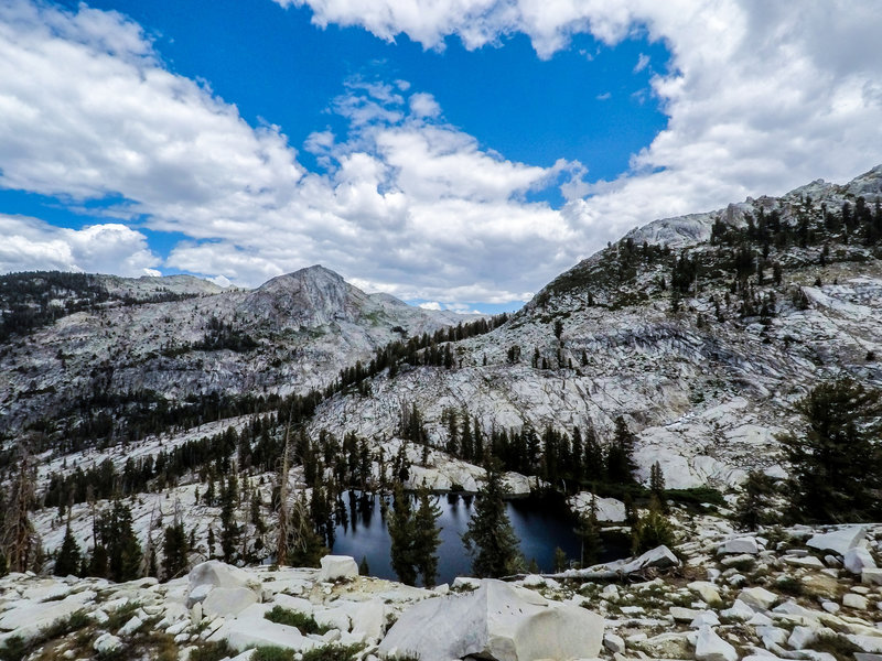 Lakes Trail overlooking Aster Lake