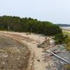 The north side of Sand Point (the rocky side)