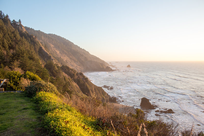 Bluffs from Crescent Beach Overlook