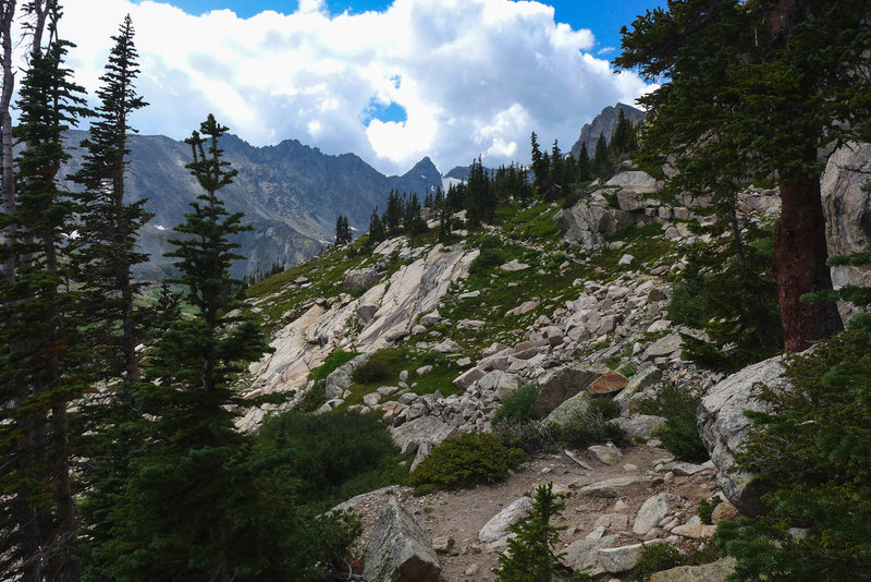 You can't go wrong on any of the trails around the Indian Peaks.