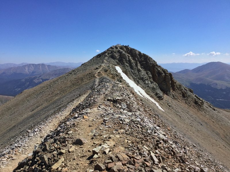 The trail to Lincoln Mountain.