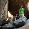 Notice the white arrows painted on the rocks....marks the entrance and direction down into the "rock caves" .... if you don't like dark, cramped, and technical exploring... just do the the photo op at the entrance :)