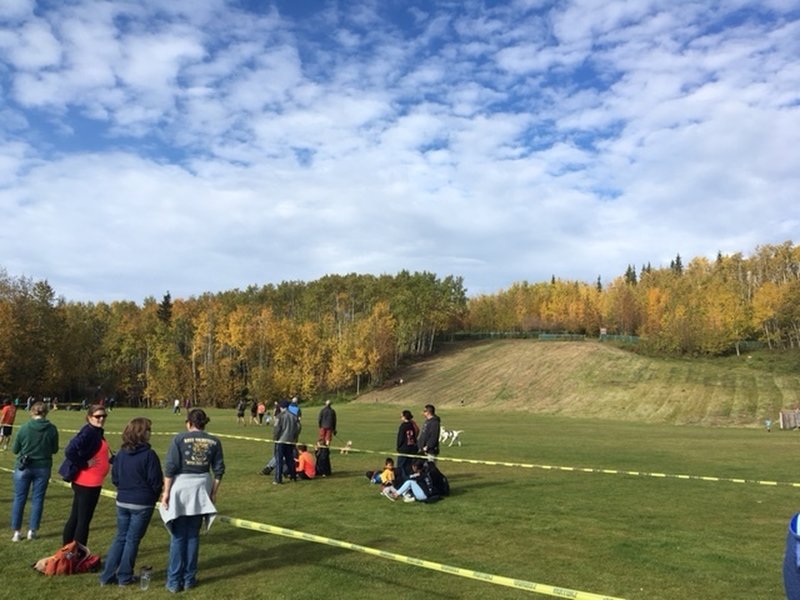 From the starting line. Starting with a 200 ft climb