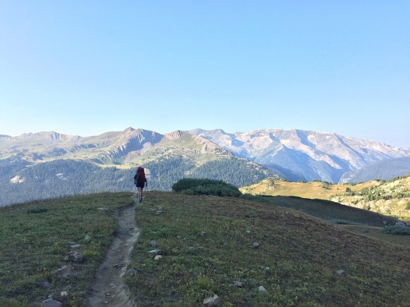 Heading down the Geneva Lake Trail.