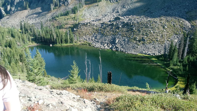 Lower Cannon Lake on the way to Upper Cannon Lake.