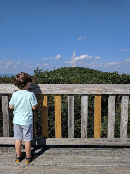 High Point Monument from Observation Platform.