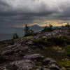 View of Katahdin from Chairback Mountain, just as a storm was rolling in from the west.