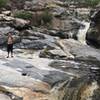 My boy at the top of Sabino Canyon, Seven Falls. It was a day with massive monsoons, where we almost had to be rescued.