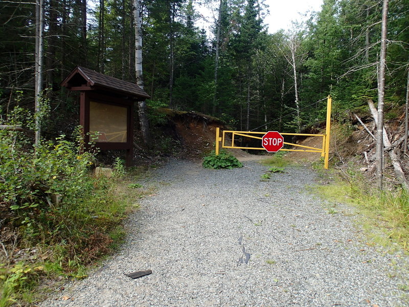 Catamount Mountain trailhead.