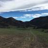 At the trailhead after recent heavy rains.