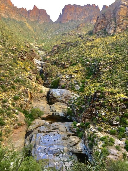 View looking at Seven Falls!