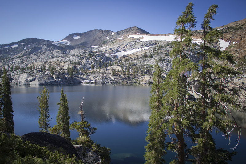 Fontanillis Lake, with Dicks Peak in the background