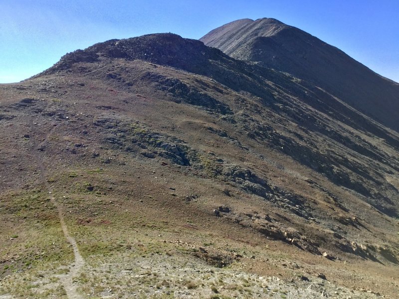 A steep trail to Bald Mountain.