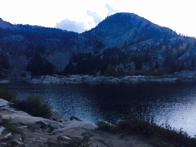 A summertime after sunset view of lake Mary!