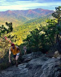 Steep, technical climb to the top of Lookout Mountain.