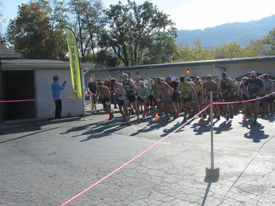 Starting line at Lookout Brewing Company.
