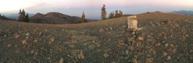 Snow Mountain West summit panorama.