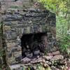 Ruins of an abandoned structure off Copper Mine Trail in Ted Stiles Preserve.