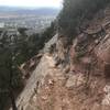 Steep narrow trails near the Cap.