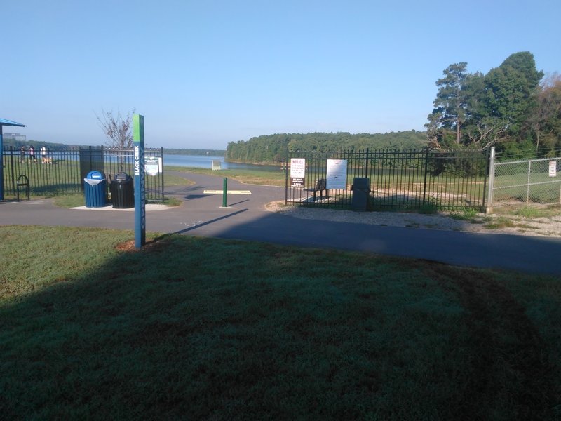 New trailhead for Reedy Creek Greenway.